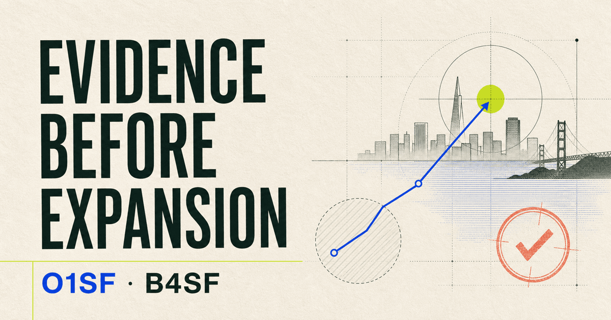 O1SF market-entry program editorial profile preview
