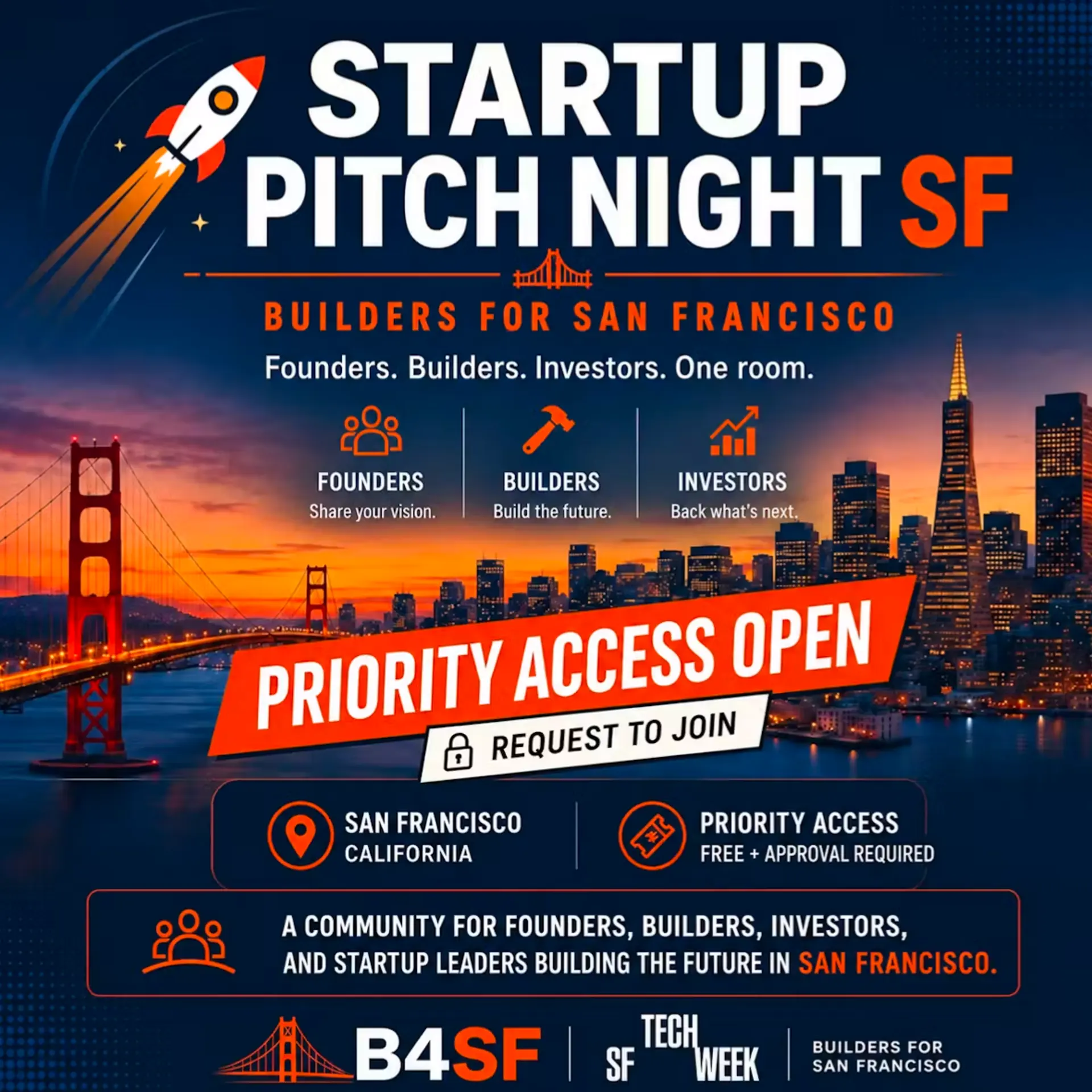 Startup Pitch Night SF event cover